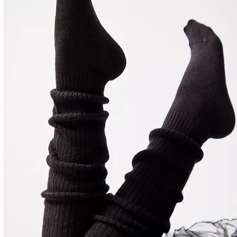 NEW WITH TAG Free People Chunky Socks BLACK